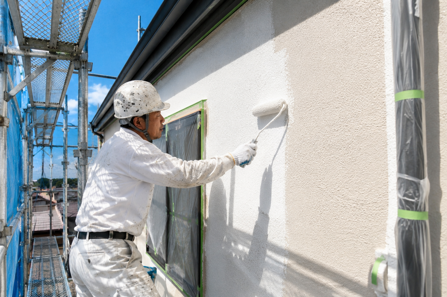 岡山市で施工した外壁塗装
